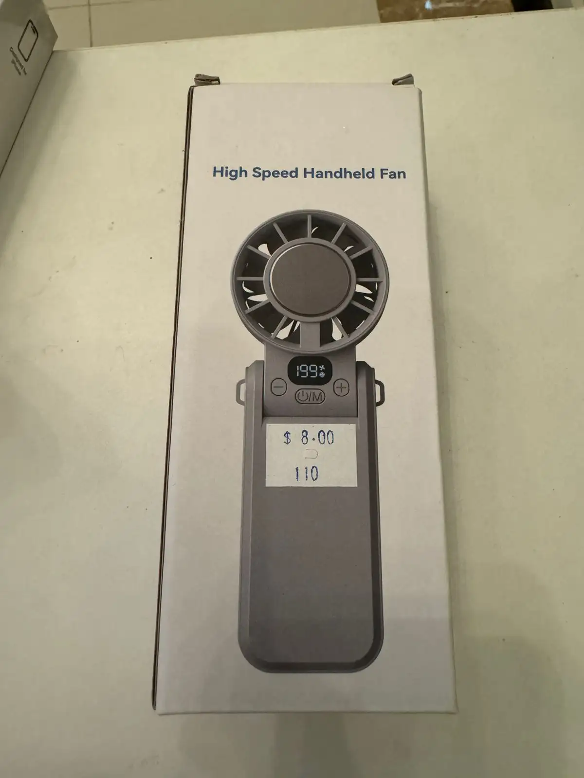 HighSpeed Handheld Fan Freezeb Gray